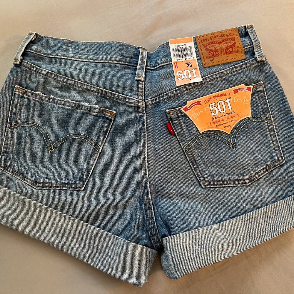Levi's 501 Jean Shorts - Picture 2 of 8
